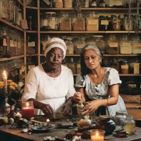 Maestras Cristina y Sofía - Brujos Colombia